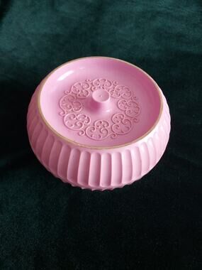 Vintage PERSIAN LILAC April Showers 5oz Perfume DUSTING POWDER Vintage Box +Puff
